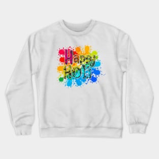 Happy Holi Celebration India Hindu Matching Men Women Kids Crewneck Sweatshirt